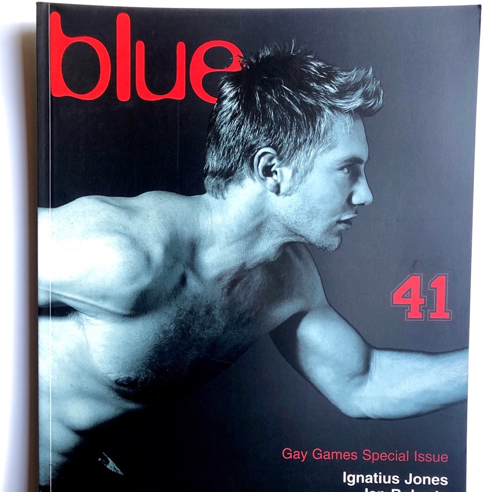 (Not Only) BLUE MAGAZINE Issue 41 Oct 2002. Mark Tewksbury, Tom Bianchi. NEW